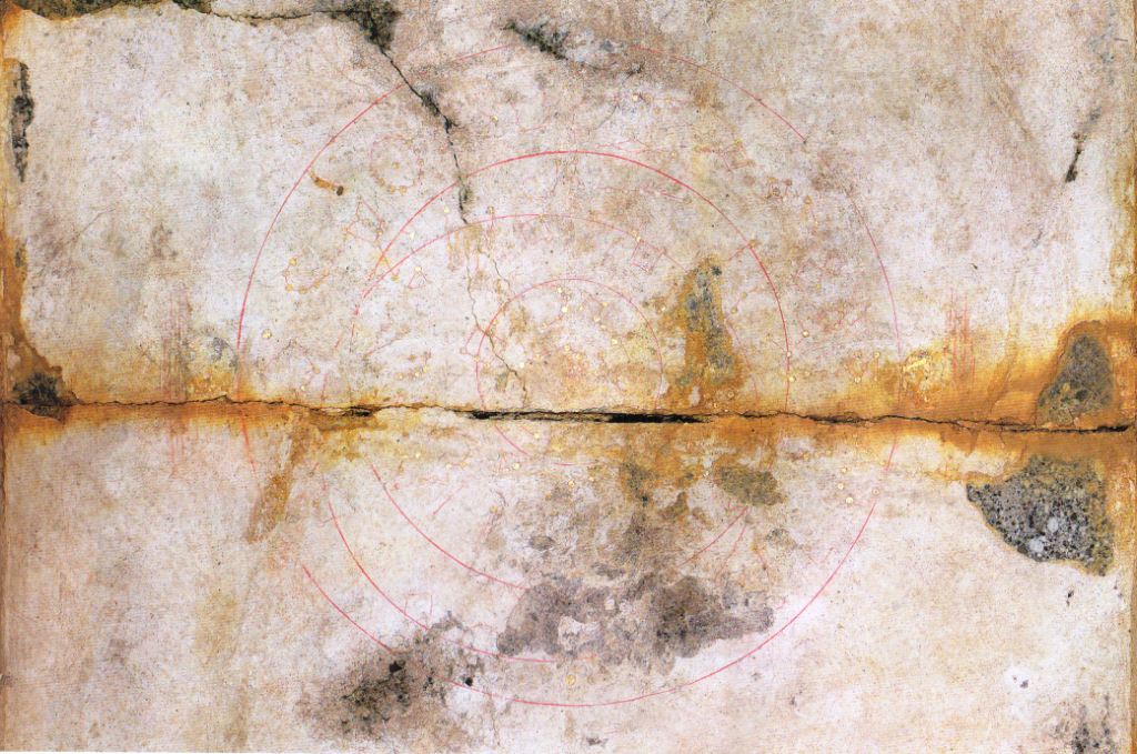 キトラ古墳の壁画の天文図