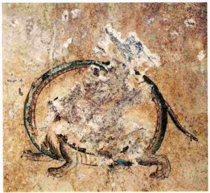 高松塚古墳の壁画の玄武